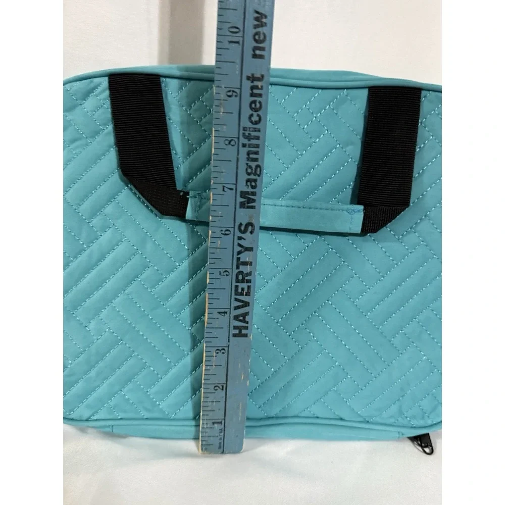 B&C Large Travel Hanging Organizer Bag Turquoise Cosmetic Multi-pocket Bag